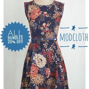 ModCloth Floral Dress
